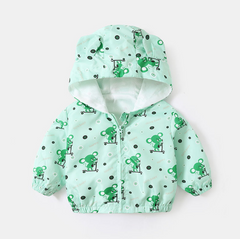 Cartoon Fleece Baby Jacket for Boys - Fall/Winter Wear